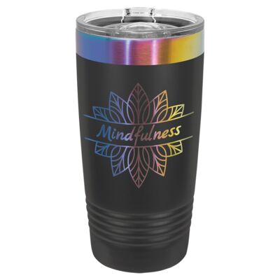 Laser Etched Black Prism 20 oz. Stainless Steel Tumbler LWCLTM7295 Black Prism 20 oz. Stainless Steel Tumbler Thumbnail