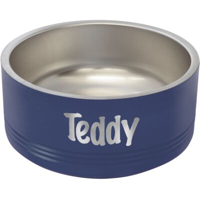 Laser Etched 32 oz. Large White Pet Bowl LWCLPB046 32 oz. Large White Pet Bowl Thumbnail