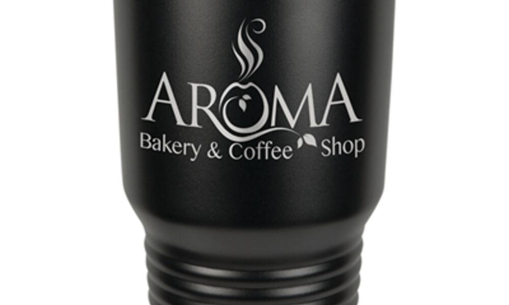 30 oz. Ringneck Stainless Steel Tumbler w/Clear Lid Thumbnail