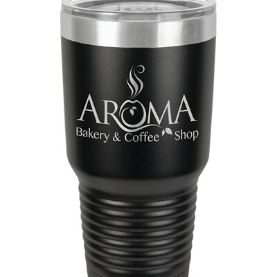 Laser Etched 30 oz. Ringneck Stainless Steel Tumbler w/Clear Lid LWCLTM30 30 oz. Ringneck Stainless Steel Tumbler w/Clear Lid Thumbnail