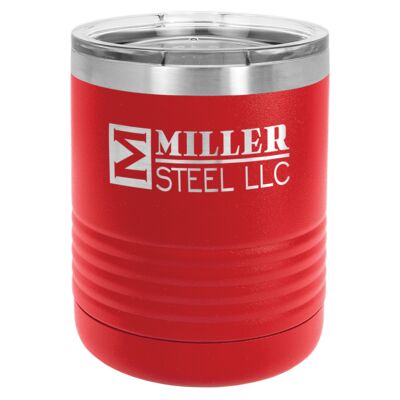 Laser Etched 10 oz. Stainless Steel Tumbler w/Clear Lid LWCLTM71 10 oz. Stainless Steel Tumbler w/Clear Lid Thumbnail
